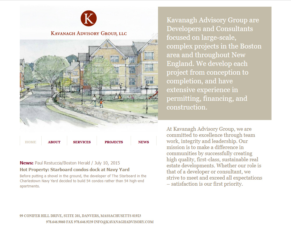  www.kavanaghadvisory.com screenshot