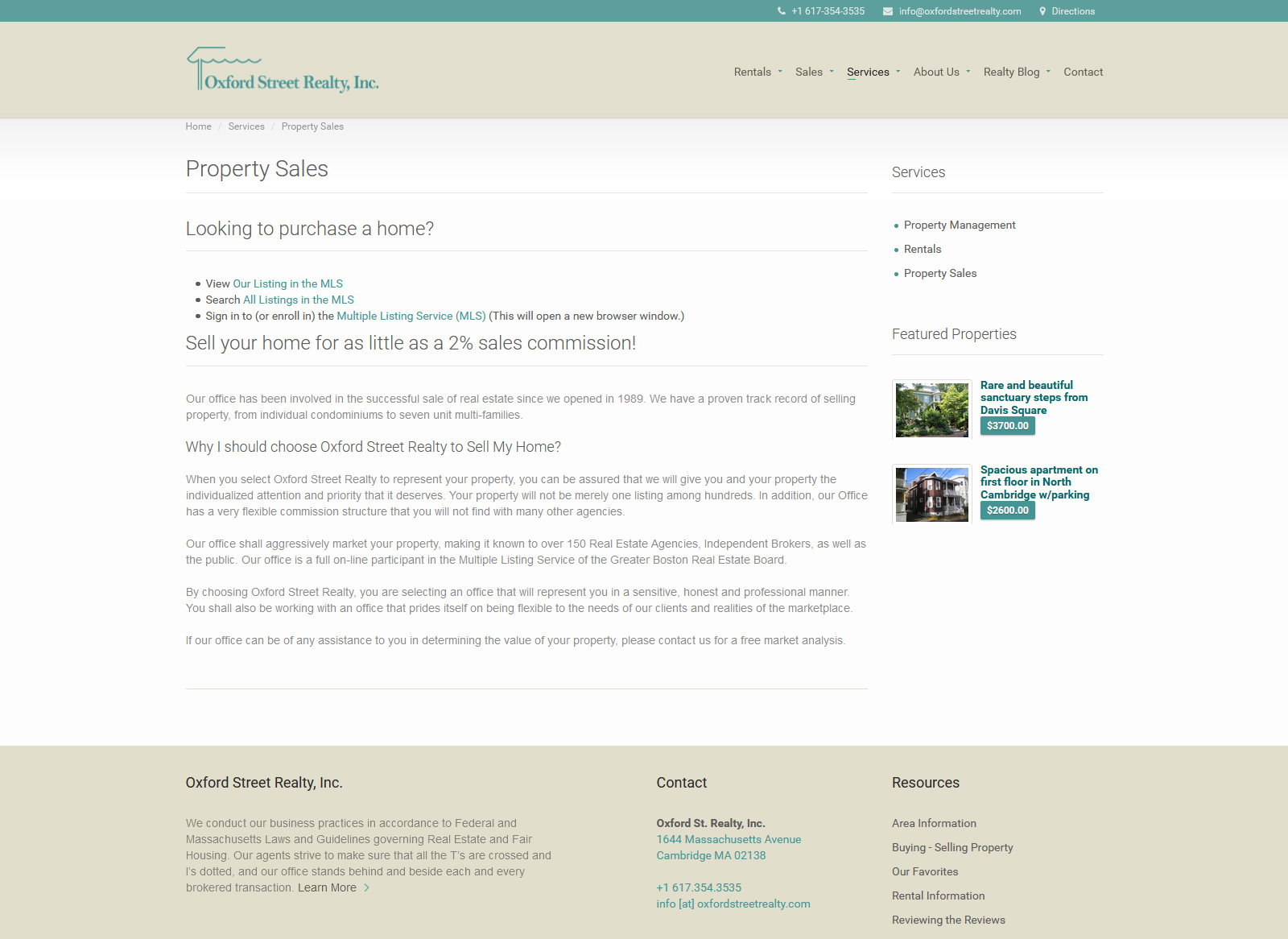 oxfordstreetrealty.com &copy; by eBree Web Design